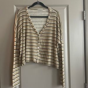 Green Striped Long Sleeve